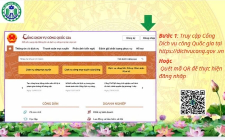 Hướng dẫn nộp hồ sơ trực tuyến trên cổng dịch vụ công quốc gia