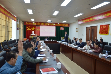 Hội nghị kiểm điểm và đánh giá, xếp loại chất lượng đối với tổ chức đảng và đảng...