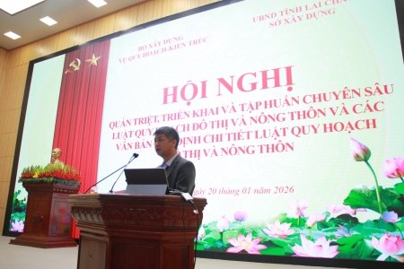 Sở Xây dựng tổ chức Hội nghị quán triệt, triển khai và tập huấn chuyên sâu Luật...