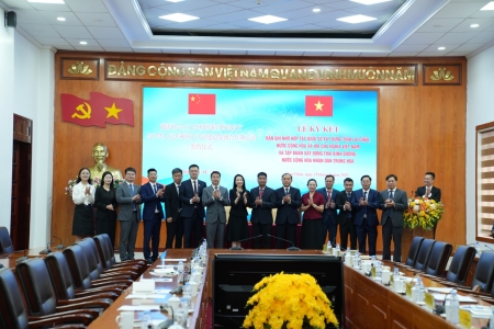 Lễ ký kết Bản ghi nhớ hợp tác giữa Sở Xây dựng tỉnh Lai Châu (Việt Nam) và Tập đoàn Xây dựng Thái Bình Dương (Trung Quốc)