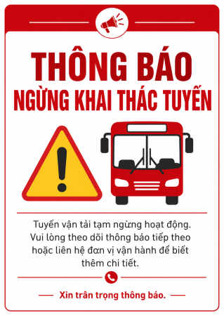 Thông báo: Công ty TNHH MTV Việt Anh LC ngừng khai thác tuyến Lai Châu - Sìn Hồ.1212.1115.A