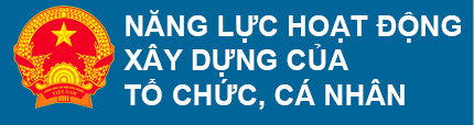 Năng lực hoạt động xây dựng