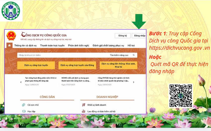 Hướng dẫn nộp hồ sơ trực tuyến trên cổng dịch vụ công quốc gia