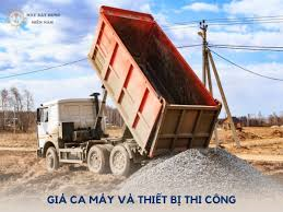 giá ca máy và thiết bị thi công