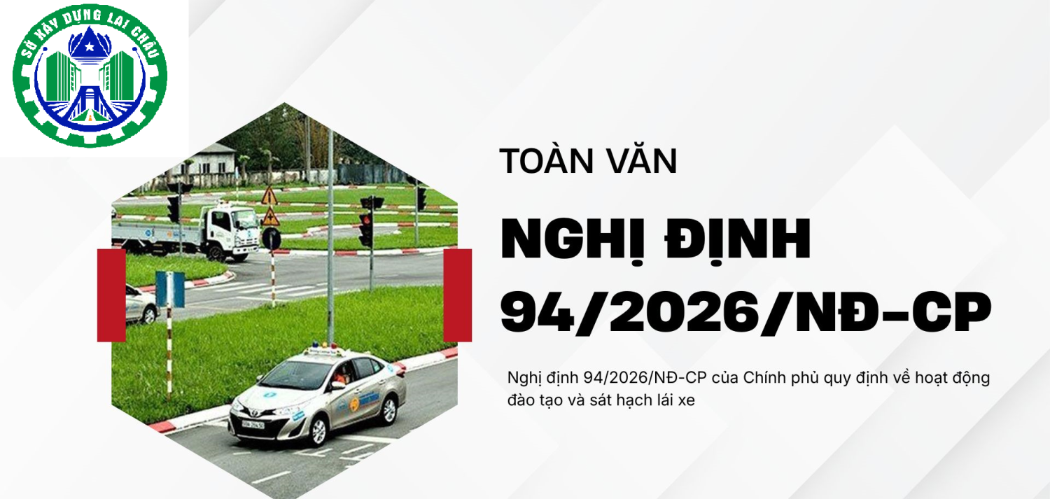Triển khai Nghị định số 94/2026/NĐ-CP của Chính phủ quy định về hoạt động đào tạo và sát hạch lái xe