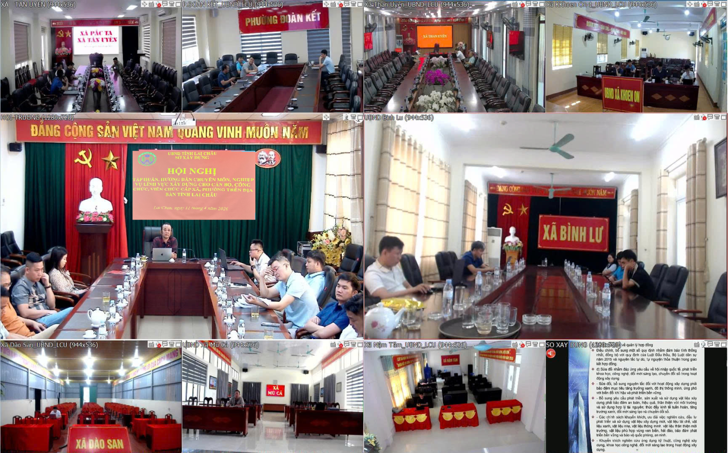 Tập huấn chuyên môn nghiệp vụ lĩnh vực Xây dựng cho các xã, phường